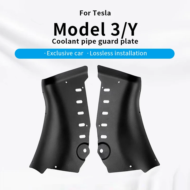 Image of Passend für Teslas Neues Modell 3Y Kühlmittelschutz, Fahrgestell-Luftkanalschutz, Motorkondensator
