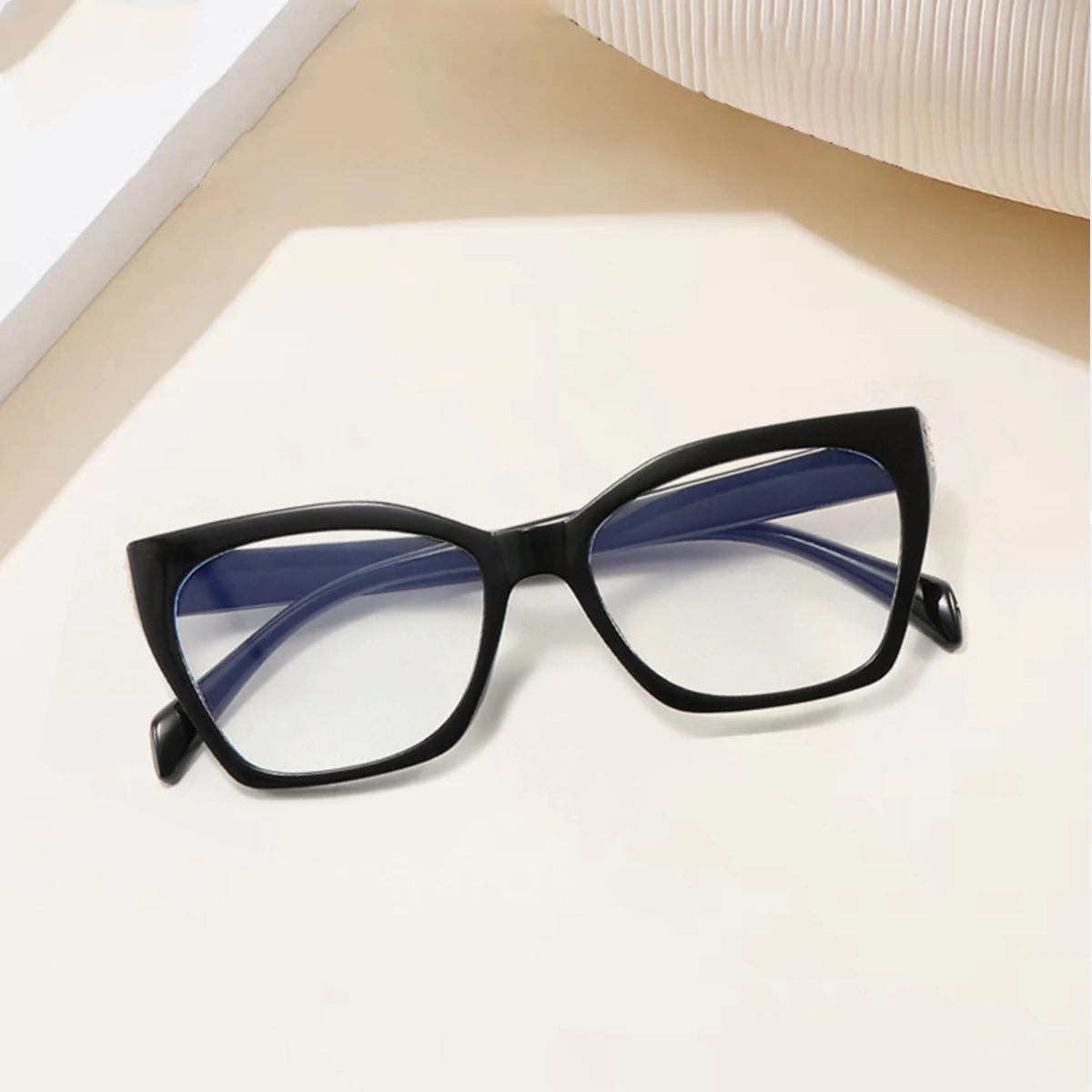 Transparent Cat Eye Computer Glasses Frame Women Men Anti Blue Light Square Eyewear Blocking Optical Spectacle Eyeglasses