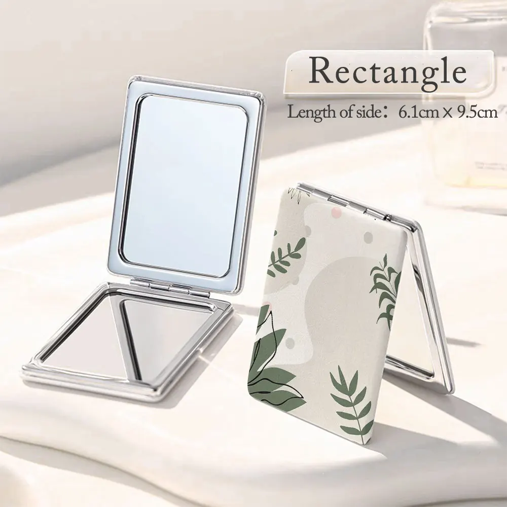 Makeup mirror is small and delicate and convenient to make up anytime and anywhere. It also has the function of magnifying