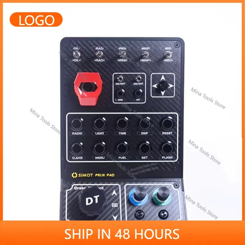 2026 Factory Direct Sales PC Race Simulator Central Control Box Multifunctional Control Button Box For EURO Truck for Fanatec