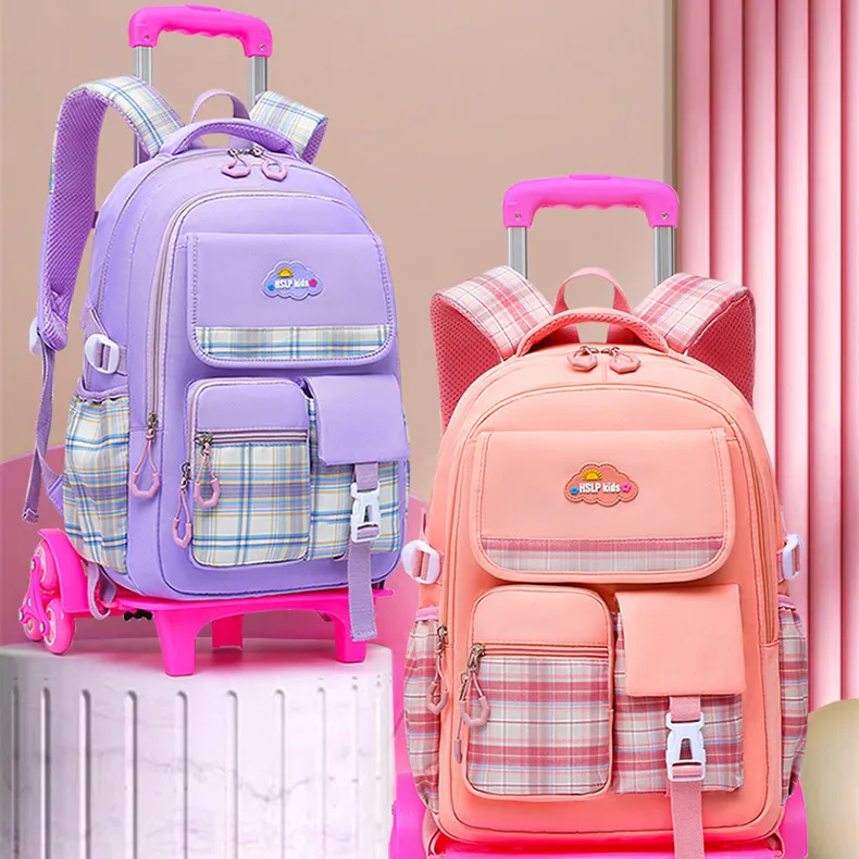 new-student-girl-backpack-with-pull-rod-large-capacity-waterproof-wheels-push-cart-primary-school-grade-36-travel-bag