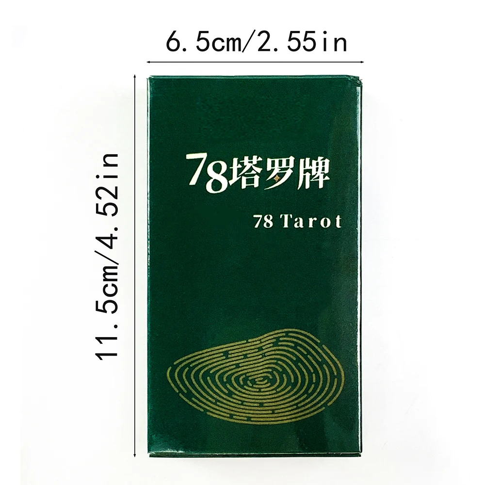 新しいタロットカード 78 枚の絶妙なオラクル占い占い版ボードゲーム、旅行、瞑想、精神的な練習に最適