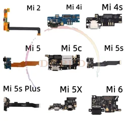 Original USB Charger Charging Port Board Dock Connector For Xiaomi Mi 2 4i 4s 5 5x 5s 5c Plus 6 6x With Mainboard Flex Cable