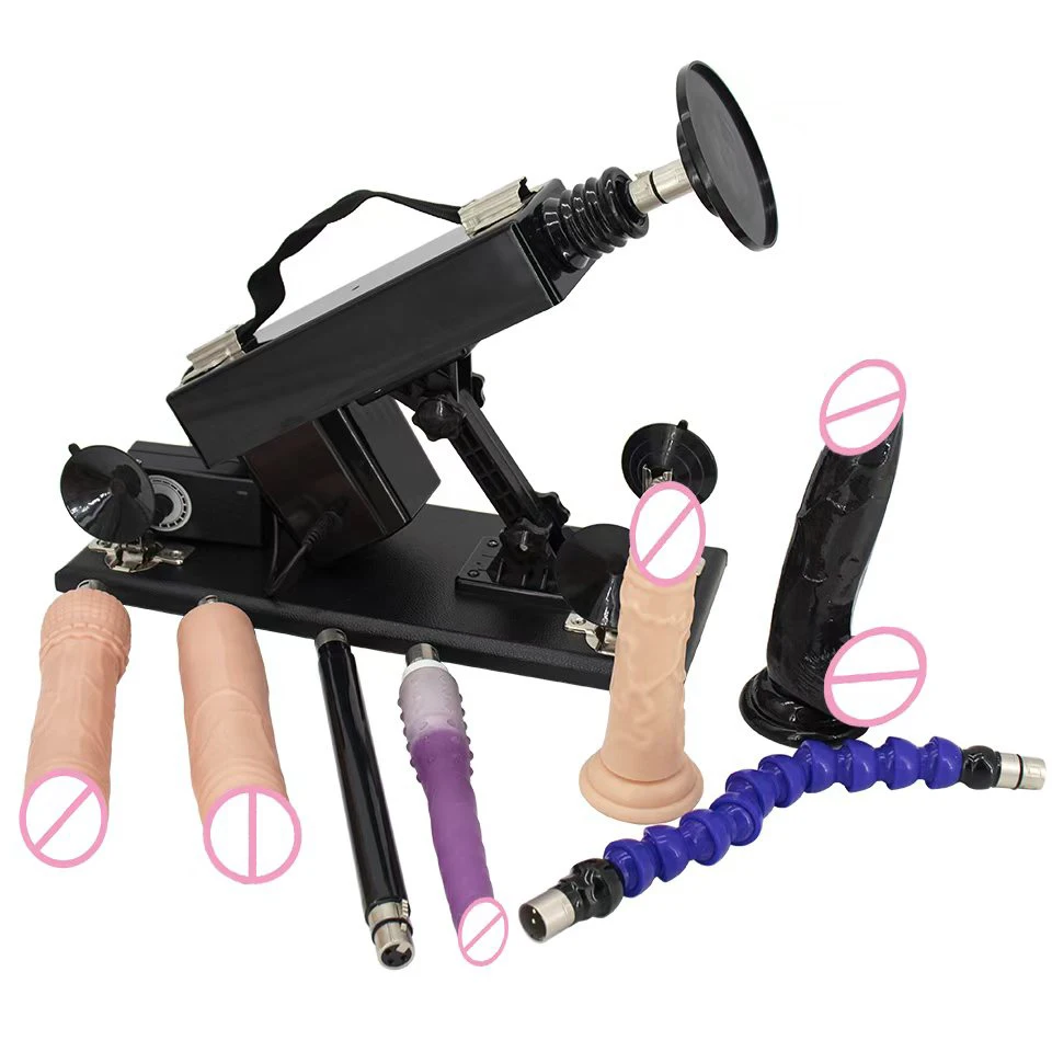 Dildo-3XLR Connector Sex Machine for Women and Men with Dildo SM Attachment Automatic Masturbation Machine Sex Toys Products