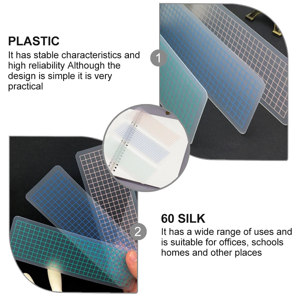 

40pcs Tape Distribution Board 5x15mm Green Round Corner 60 Silk Washi Cards Thickness Scrapbook Office Plastic