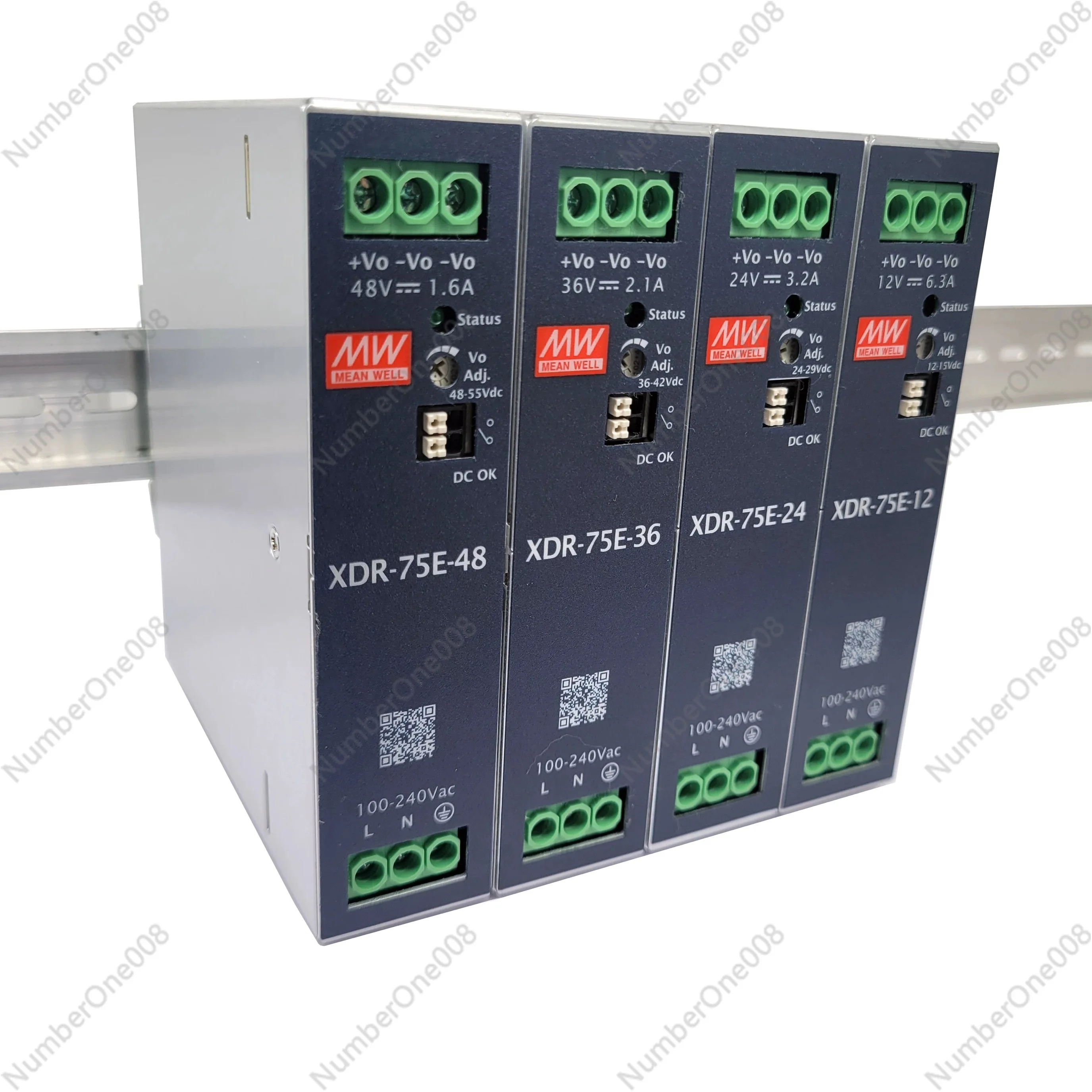 

220 to 24V power supply 12/48/36 V rail 75E/120E/150E/240E/480E/960E