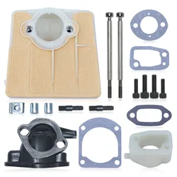 Intake Elbow Manifold Air Filter For Husqvarna 61 268 272 Carburetor Muffler Bolt Screw Gasket Chainsaw 503496901, 501806602