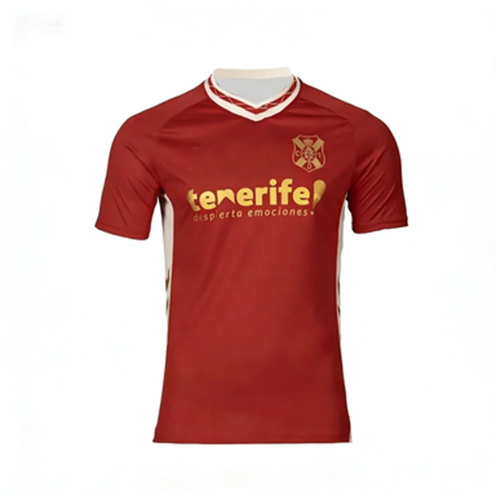 HEISS VERKAUFTE SPANISCHE FUSSBALL-TENERIFFERJERSEYS HERREN-T-SHIRTS, schnell trocknende, atmungsaktive 3D-JUNGEN-NEUE SPEZIELLERJERSEYS