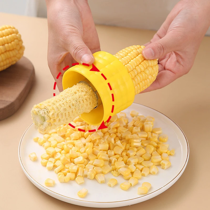 Corn Cob Peeler Stripper Cutter Splitter Remover Thresher Stonego Kitchen Salad Tool