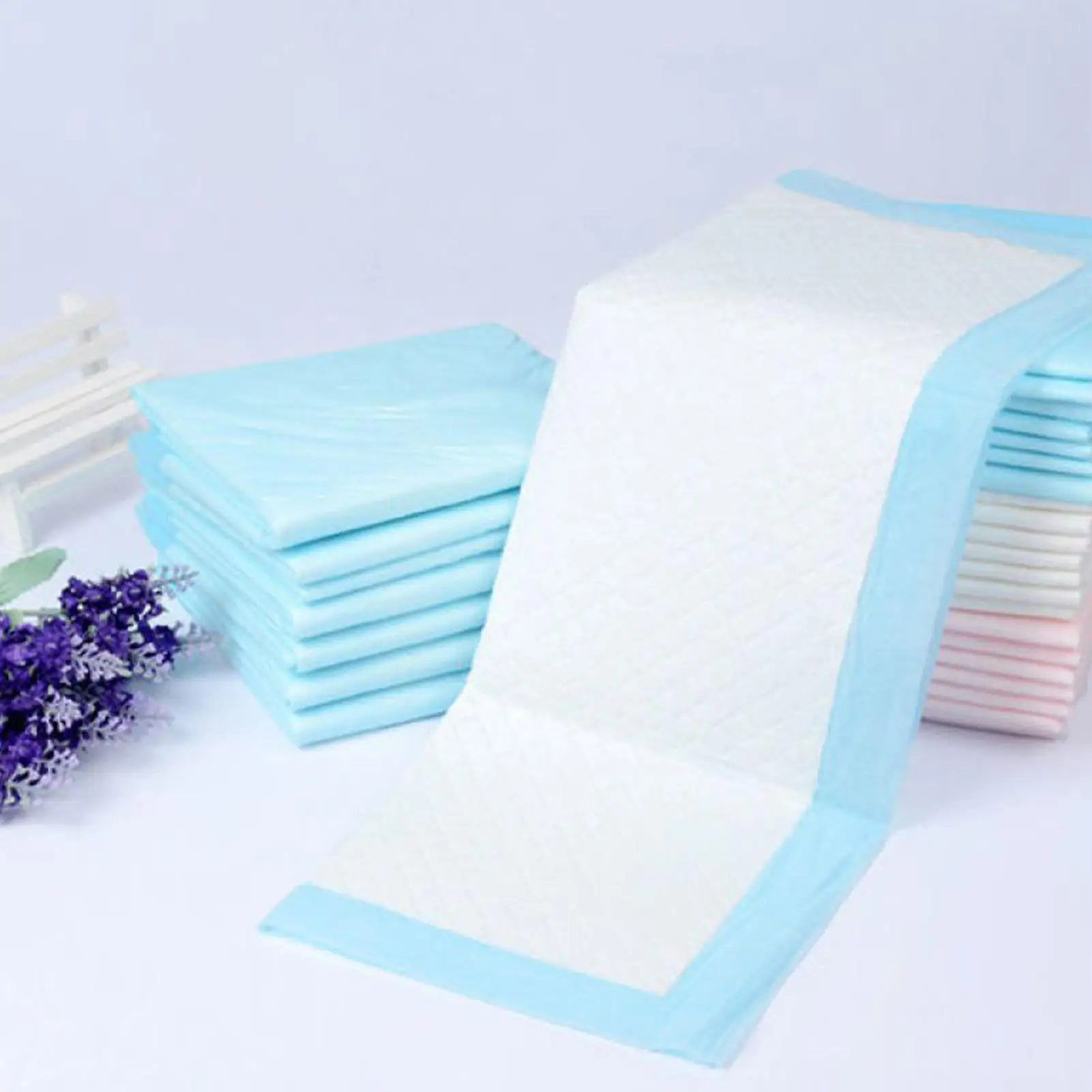 Diaper Changing Pad 100pcs Diaper Changing Mat for Baby 13x18 Inch Breathable Under Pads Leak-Proof Adult Chucks Pads