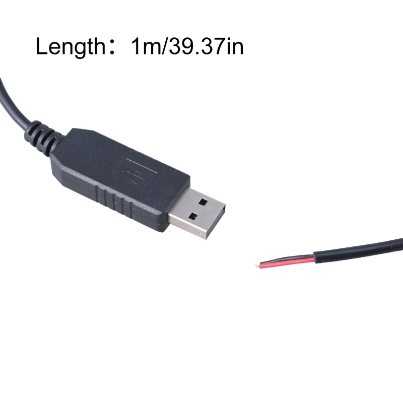 2pin Wire USB2.0 Male Plug Extension Welding USB Repair Cable Charger Connectors Drop Shipping