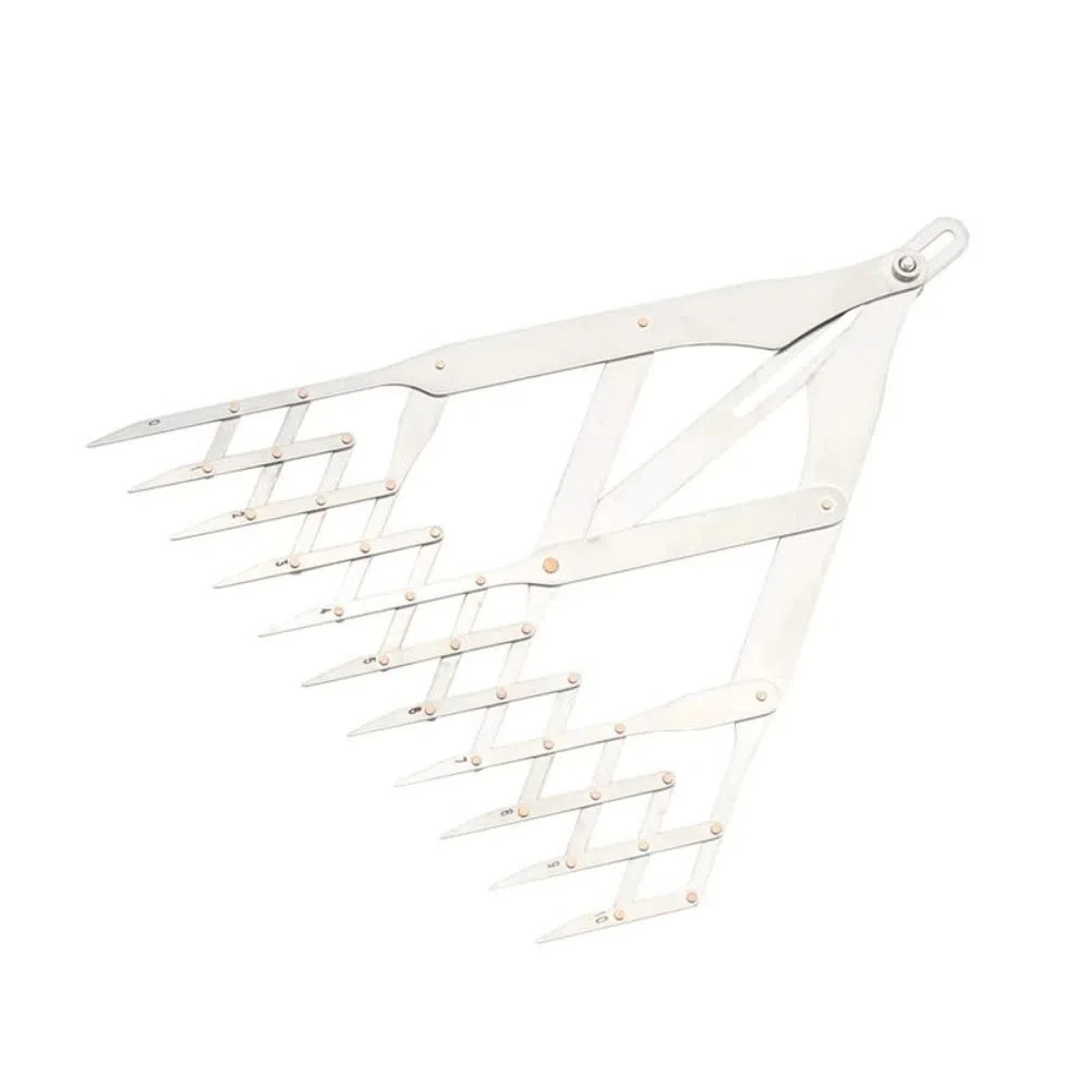 Equally Spacing Sewing Gauge Quick Mark 5/7/11 Teeth Expanding Sewing Gauge Auxiliary Tool Stainless Steel