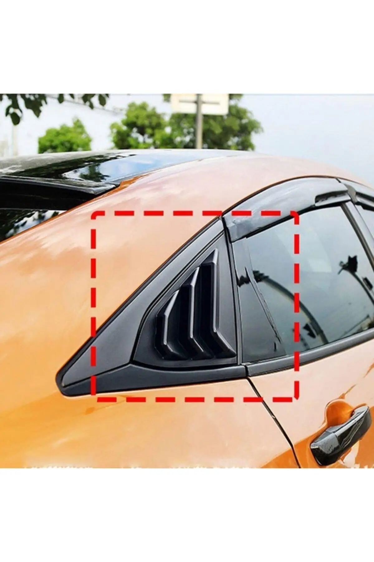 Honda Civic Fc5 Sedan Butterfly Glass Plated Viewfinder Piano Black 2016-