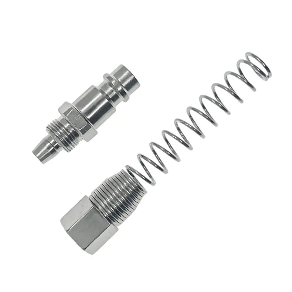 

1 шт. с защитной пружиной, пневматический быстроразъемный соединитель, никелированное железо, SP PP 20 30 40, соединитель для воздушного шланга, стандарт ЕС