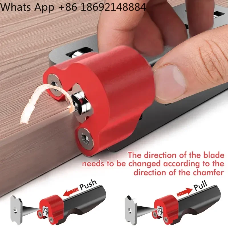 Edge Banding Trimmer for Woodworking Chamfering Device for PVC Paint-Free Board Ecological Board Edge Banding Strip Trimming