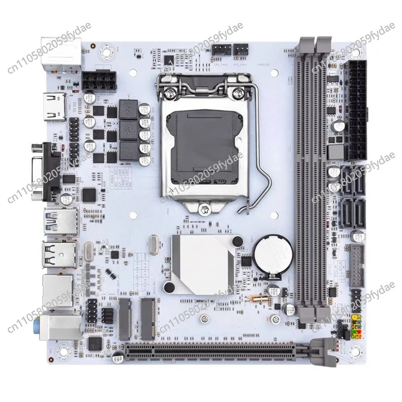Geeignet für Neues ITX-B85 Desktop-Computer-Motherboard, Kleines Board 1150 Pin DDR3 Dual-Channel mit M.2 Gigabit NIC-Karte