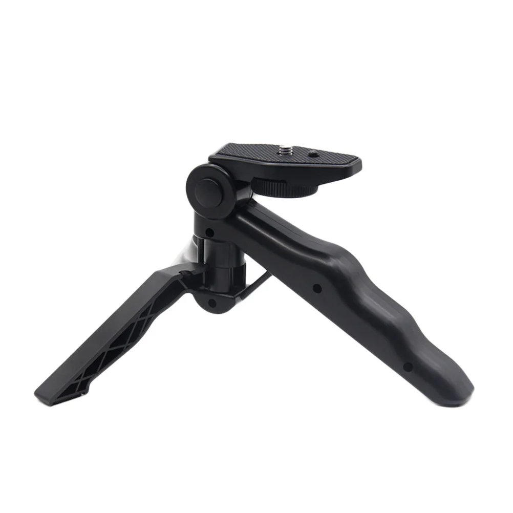 

Mini Tripod Table Stand Handheld Camera Mount for Vlogging Live Streaming Adjustable Lightweight Heavy Duty Non-Slip Rubber Pads