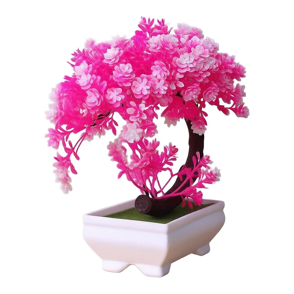 Desk Decor Faux Potted Plant Home Decor Office Decor About 19cm No Watering Required Variety Of Styles For Desk