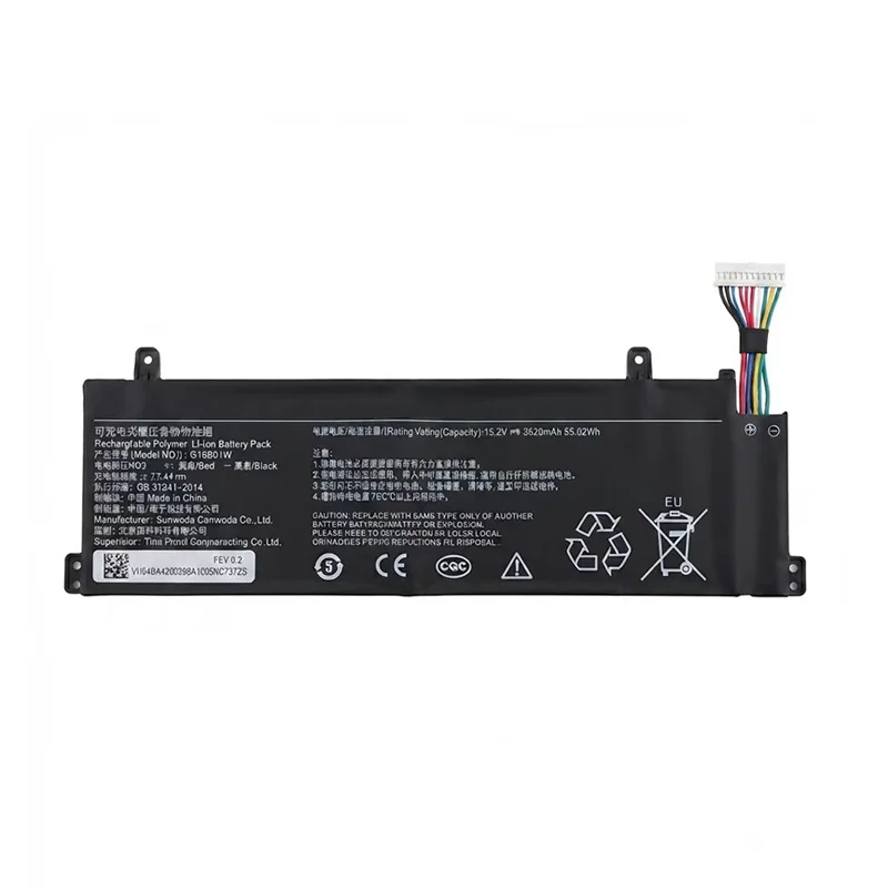 LMDTK New G16B01W Laptop Battery for  Xiaomi Redmi G 16.1 Gaming Laptop RMG2103 RMG2104-AB RMG2104 RMG2212