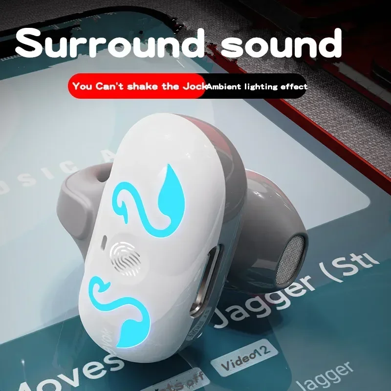 GD68 TWS بلوتوث مع ميكروفون سماعات لاسلكية هاي فاي ستيريو بطارية طويلة الأمد للحد من الضوضاء سماعات رياضية مقاومة للماء