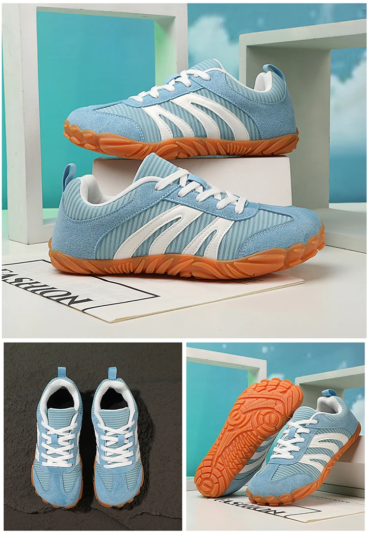 Unisex Barfußschuhe mit breiter Zehenpartie, Freizeit-Sportschuhe für Damen, Laufschuhe, minimalistische, rutschfeste, atmungsaktive Walking-Sportschuhe – Detail 18