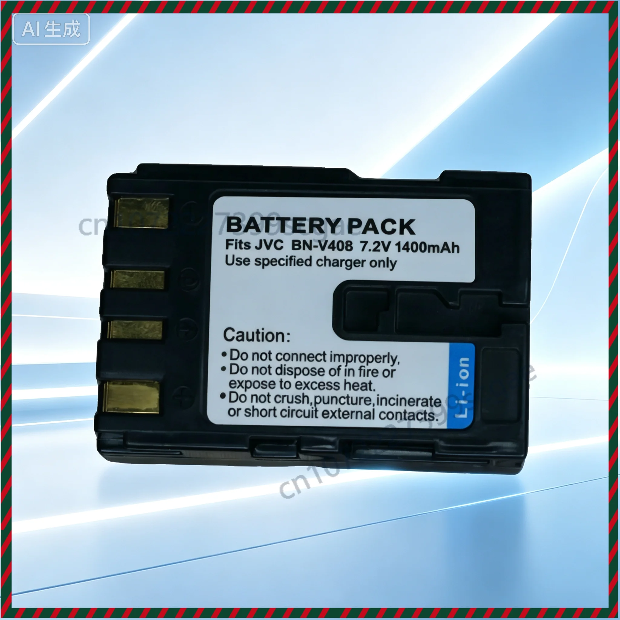 Compatible 2PCS 1100mAh 7.2V BN‑V408U BN‑V408 Battery for JVC GR‑D230US D30 D30E D30U D31EK D32 Camcorder