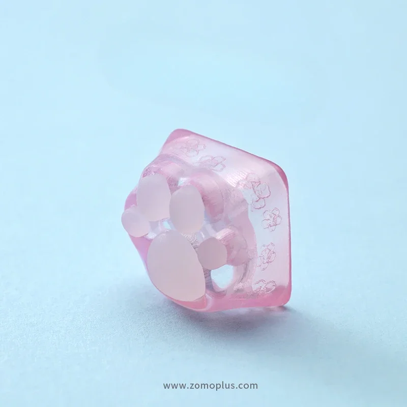 cute 3D printing cherry blossom blue, cherry blossom powder, resin personalized keycaps