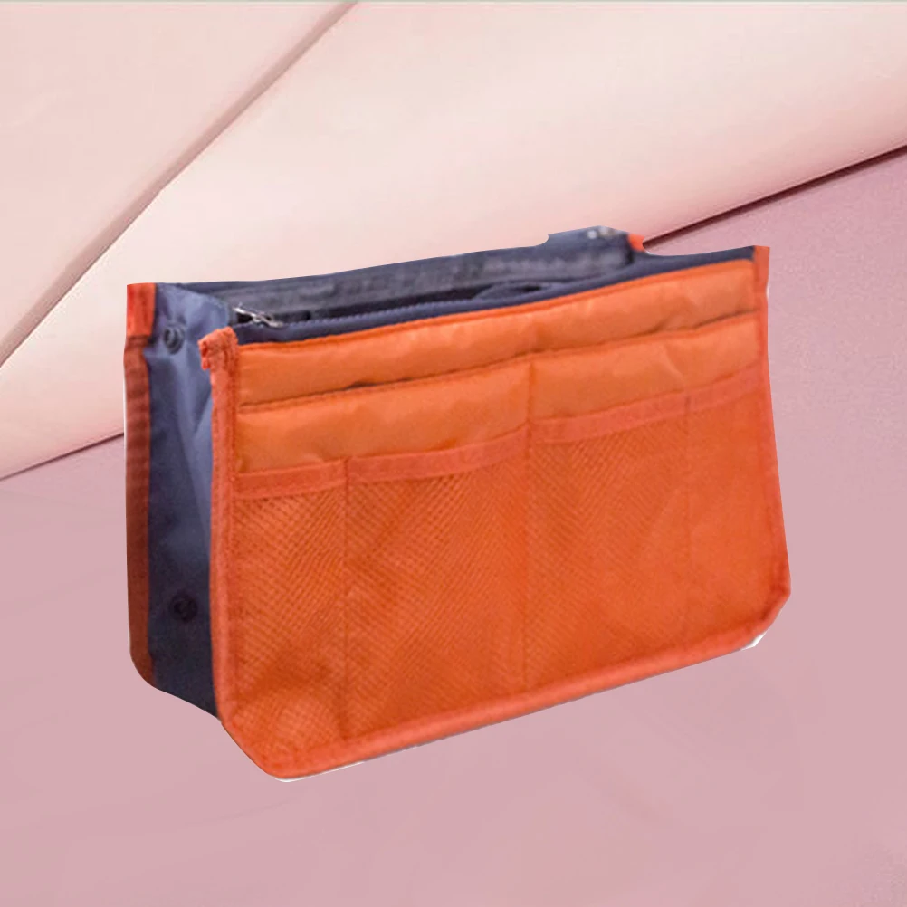 

Double Zipper Bag Portable Organizer Foldable Waterproof Travel Toiletries Holder Sundries Storage Pouch For Home