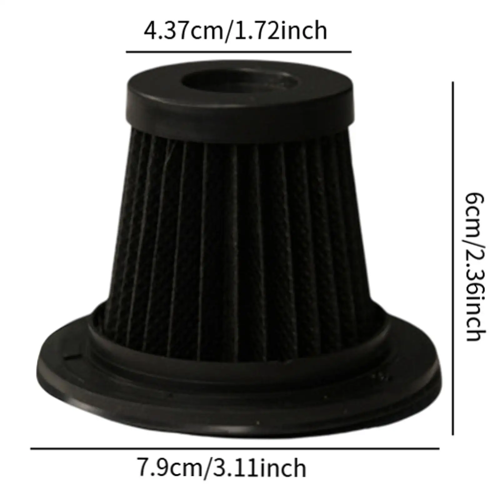 8x Replacement Filter for Vacuum Cleaner Attachment Home HEPA Filter Only