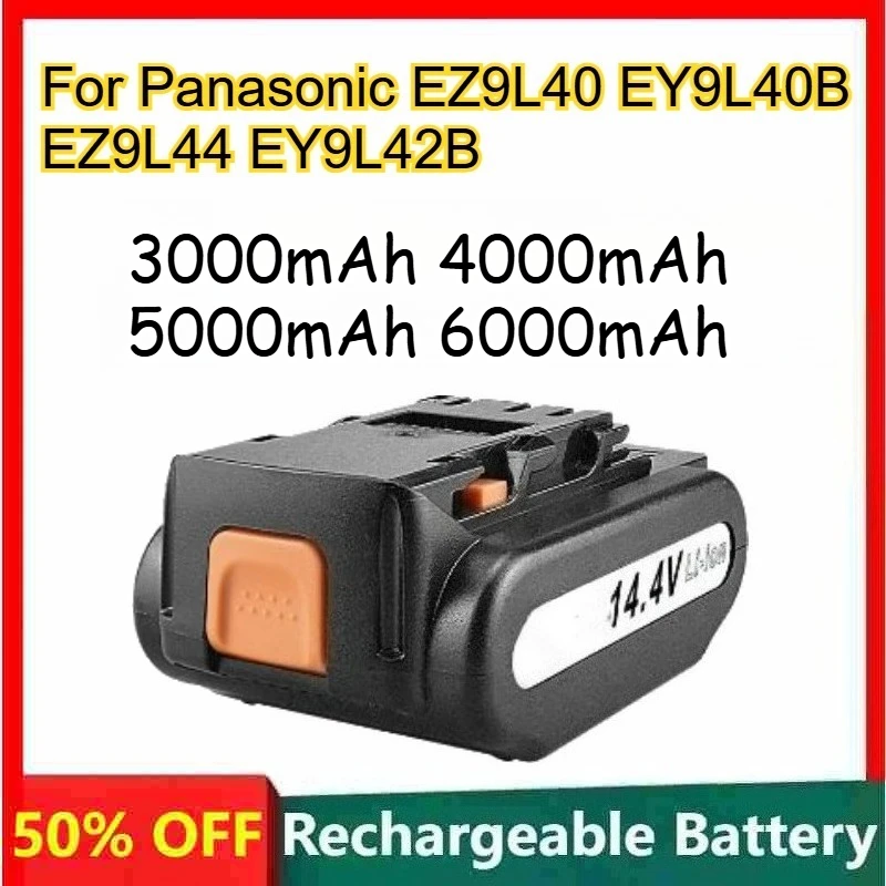 

3000mAh 4000mAh 5000mAh 6000mAh Large Capacity Battery for Panasonic EZ9L40 EY9L40B EZ9L44 EY9L42B Rechargeable Lithium Battery