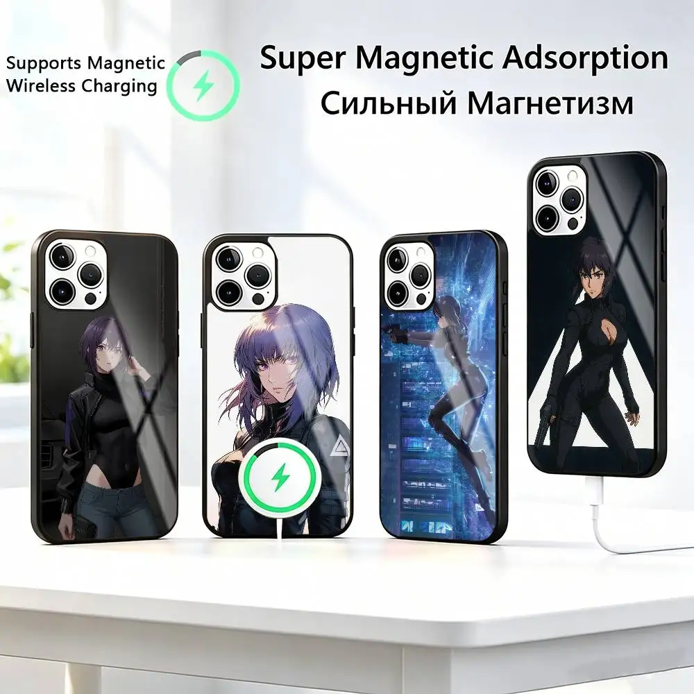 Ghost in the S-Shells  Phone Case For iPhone17,16,15,14,13,12,11 Plus,Pro Allows magnetic wireless charging