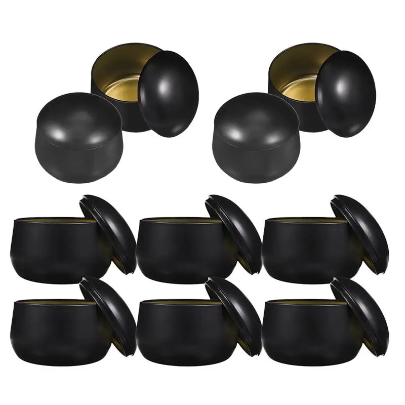 

10pcs Tea Leaf Storage Mini Tea Sealed Storage Tank Container Packing Jar Canister Food Tea Coffee Candy Chocolate Sugar Spices