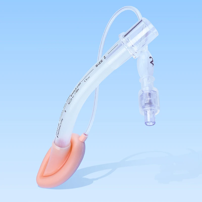 Disposable Anesthesia Breathing Silicone Laryngeal Mask Airway Tube Soft Cushion Laryngeal Mask For Kids And Adults