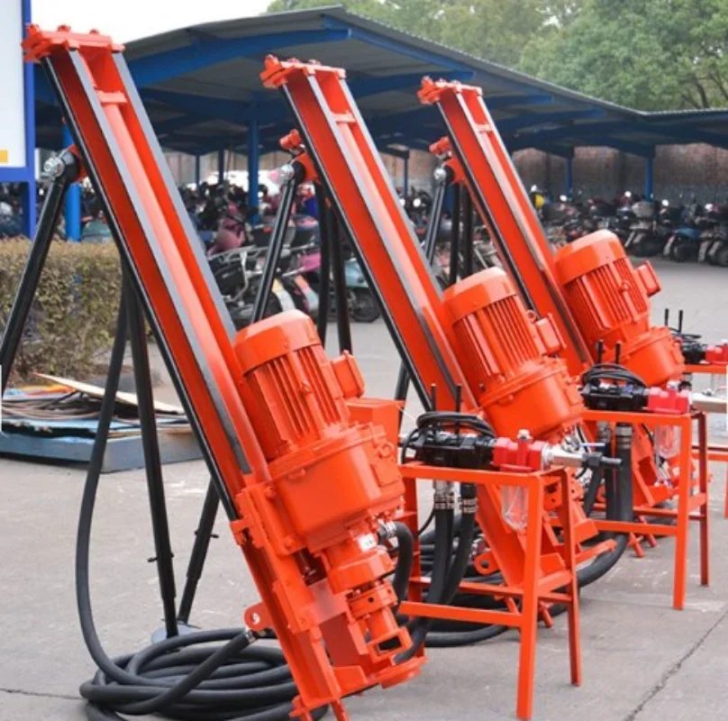 YGYG 200m Depth Rock Drilling Machine Air DTH Water Well BoreHole Drilling Rig