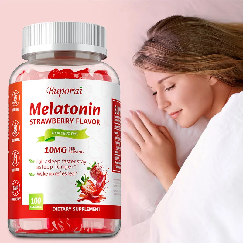 Melatonin Gummies 10mg - Relieve Insomnia, Help Improve Sleep Quality, Reduce Waking Time, Help Deep Sleep Improving Insomnia