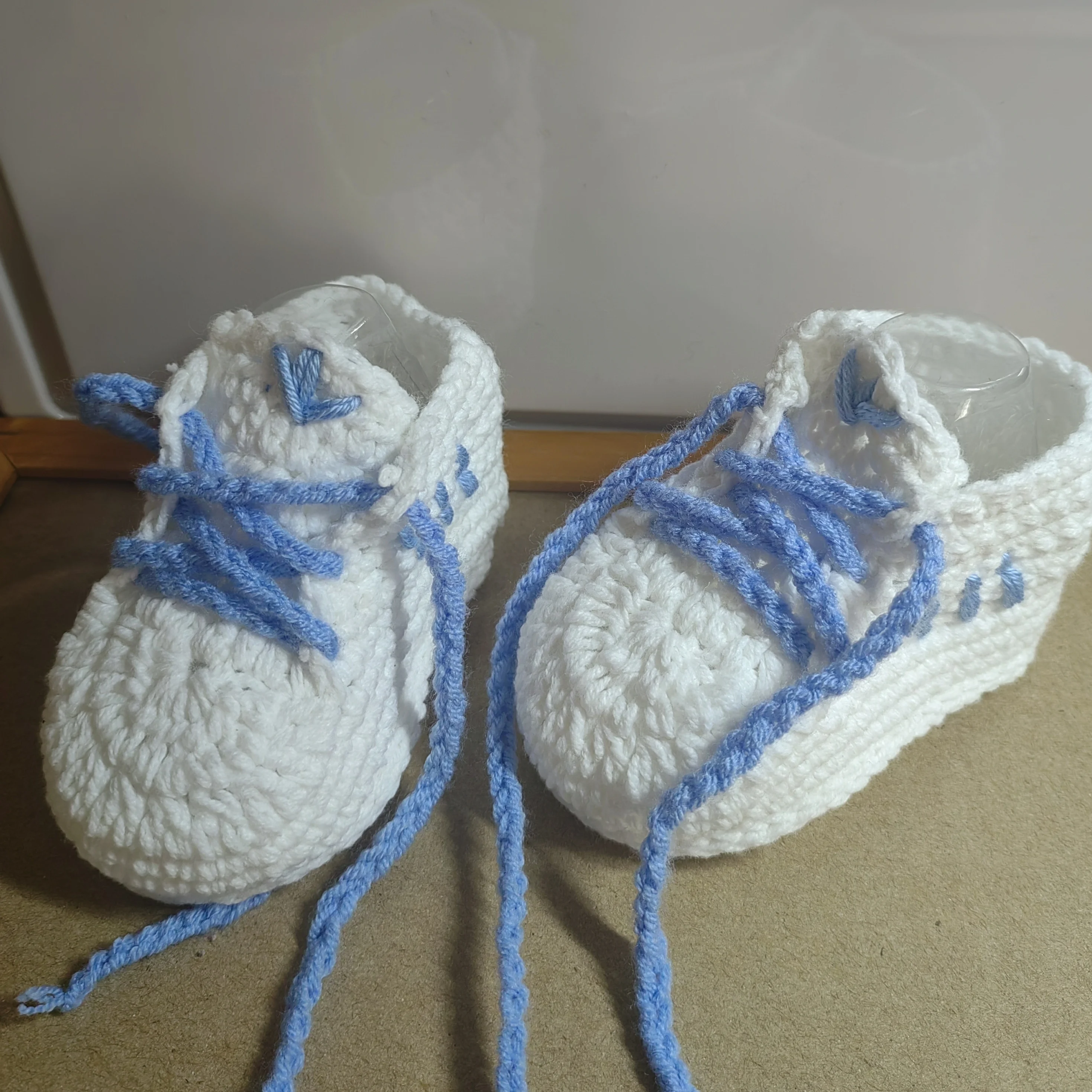 Crochet baby shoes Handmade crochet wool baby booties sneakers slippers