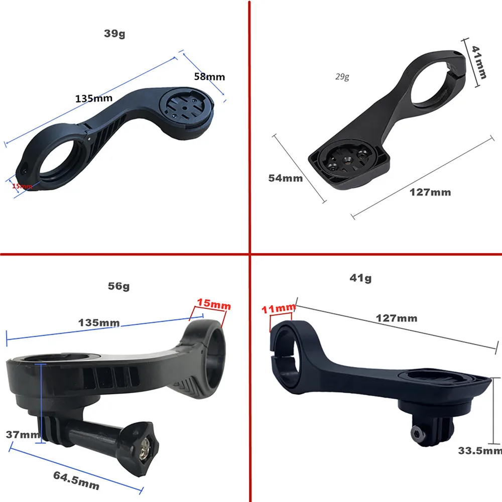 For Garmin Longer Bicycle Computer Holder/Support Extended Mount-Front Mount For Xingzhe Xoss/Garming/Magene/iGPSPORT