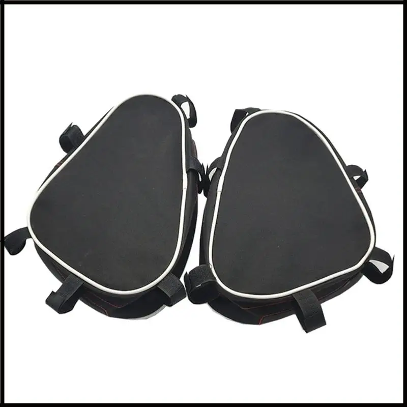 

2pcs Motorcycle Frame Crash Bars Waterproof Bag for DL650 DL1000 Repair Tool Placement Bags Dustproof Tool Black