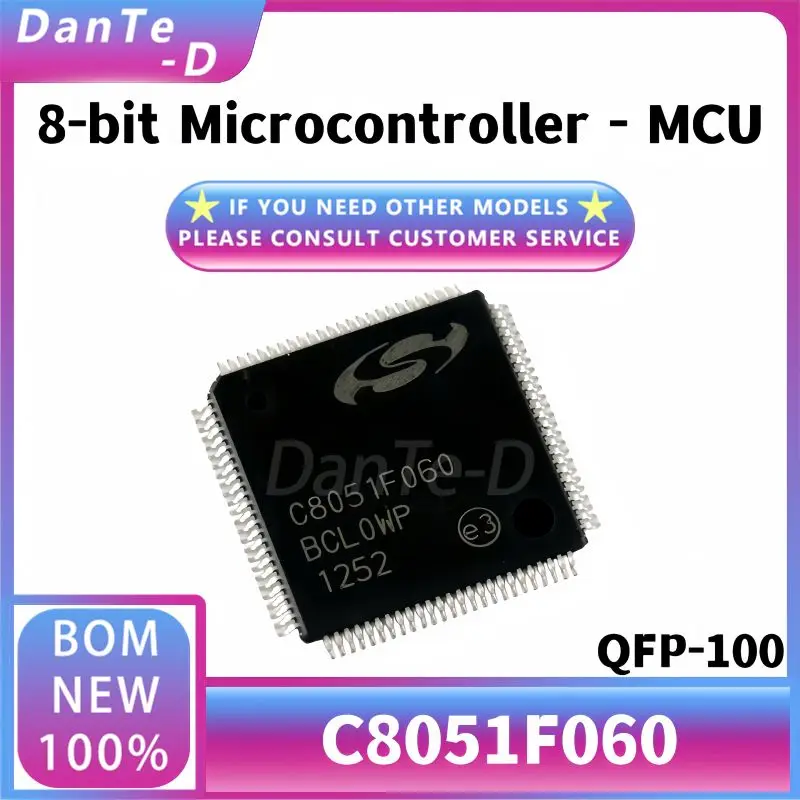 C8051F060 8-bit microcontroller-MCU single-chip programming IC package QFP100 original authentic