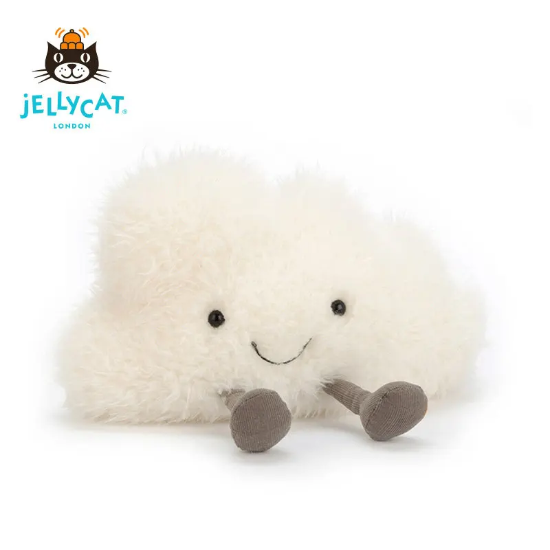 

Оригинальная мягкая игрушка Jellycat Amuseable Cloud из Великобритании, очень мягкая, милая, успокаивающая, для малышей, очаровательный компаньон, плюшевая кукла, подарок