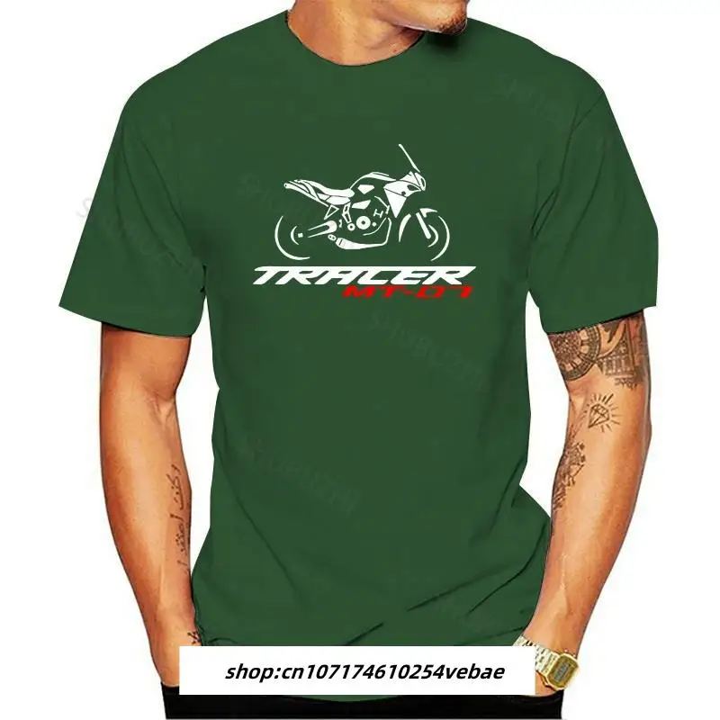 Summer Fashion T-shirt  Motorcycle MT-07 MT 07 Tracer T-shirt MT07 T Shirt Summer Men Clothing