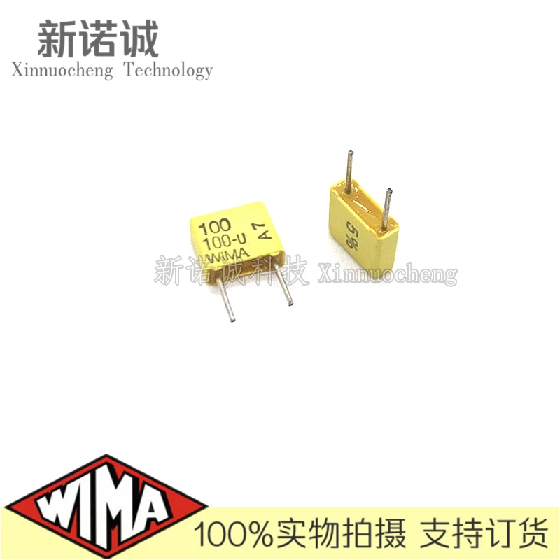 

10 шт./Немецкий конденсатор Weimar WIMA 100V 100PF 101 100V 0,0001 UF FKC2 ножное расстояние 5 мм