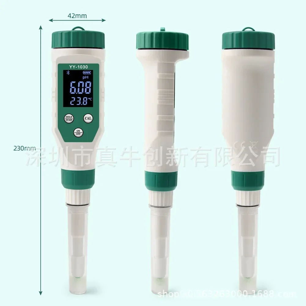 Latest LCD Digital Food PH Meter Smart Diet Thermometer Support BT App Connection Acidity Tester For Brewing Fruit Cheese Meat C