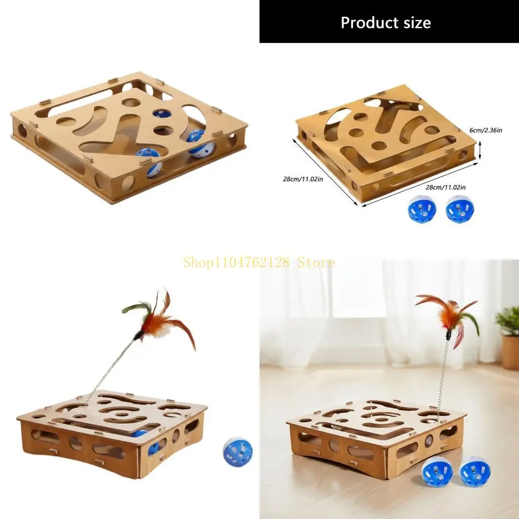Engaging Hole Discovery Toy For Indoor Cats Natural Simulation best sale