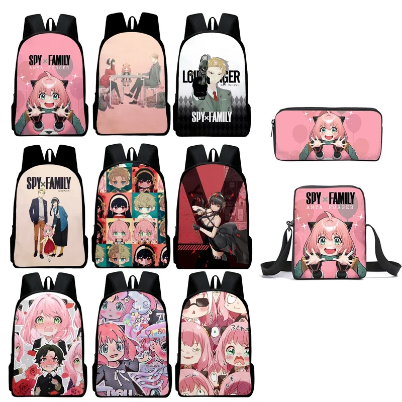 

SPY×FAMILY Animes Backpack Bookbag Student Bag School Bags for Teenage Boys Girls Laptop Backpack Shoulder Bags Pencil Case