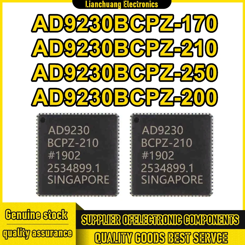 

AD9230BCPZ-170 AD9230BCPZ-210 AD9230BCPZ-250 AD9230BCPZ-200 LFCSP56 IC Chip 100% новый оригинал в наличии