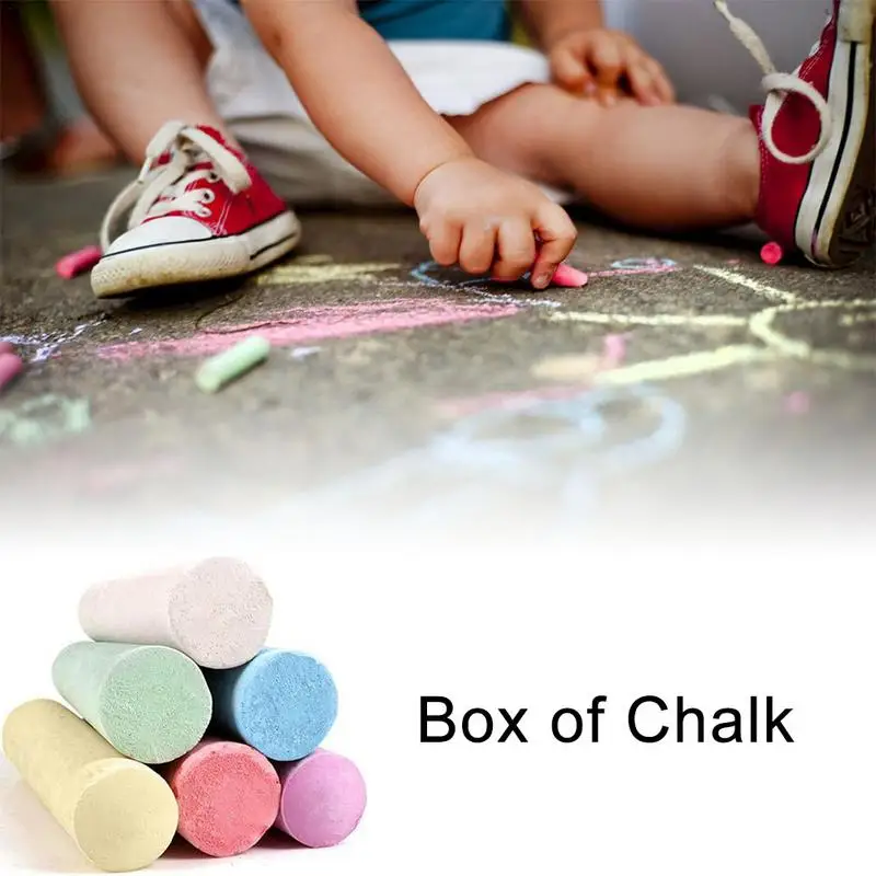 12 pcs/Lot Dustless Chalk Pen Drawing Chalks For Blackboard 6 Colors Stationary Office School Supplies Accessories