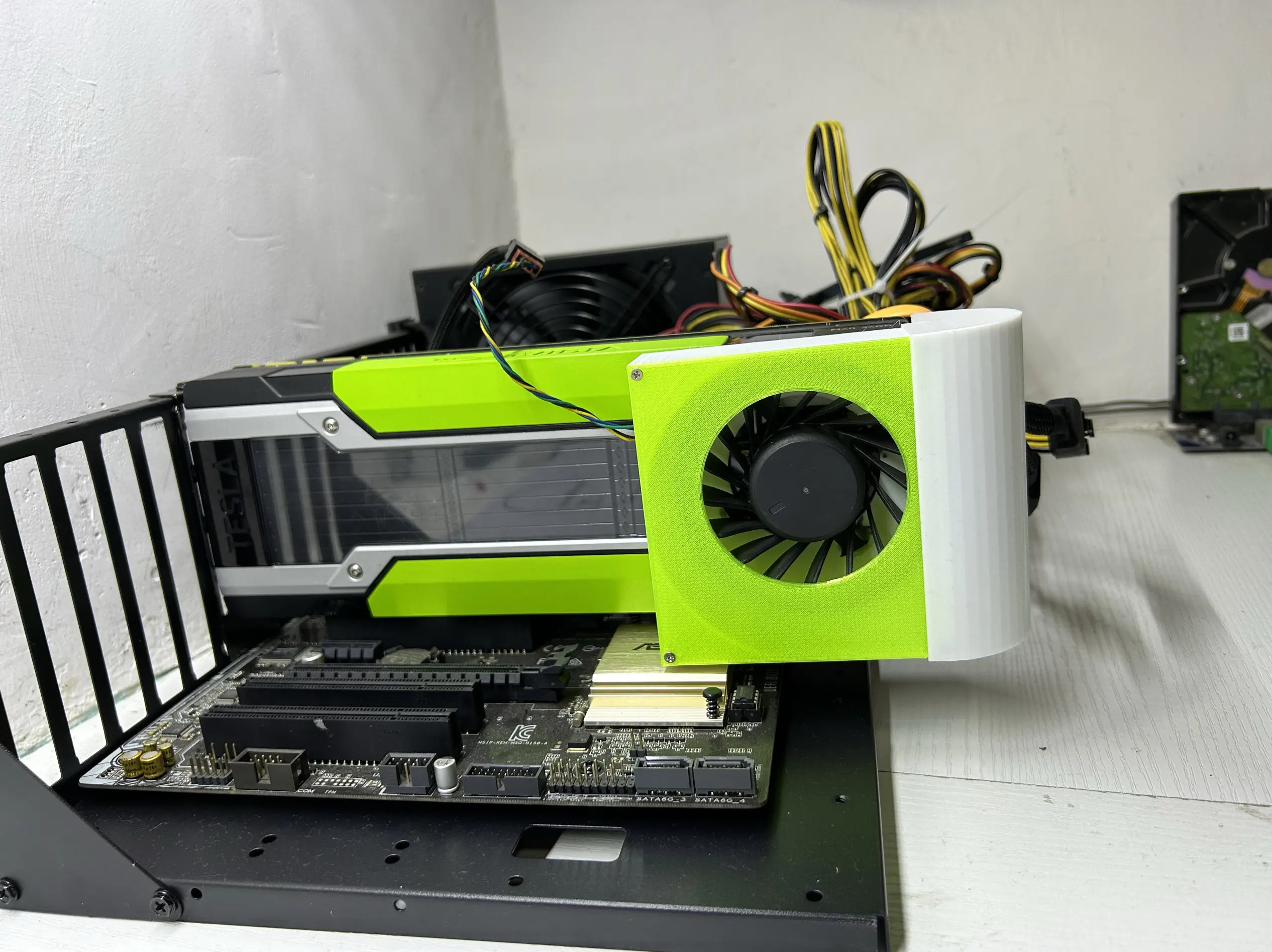 Modified Active Cooling Assembly for NVIDIA for Tesla M60 GPU