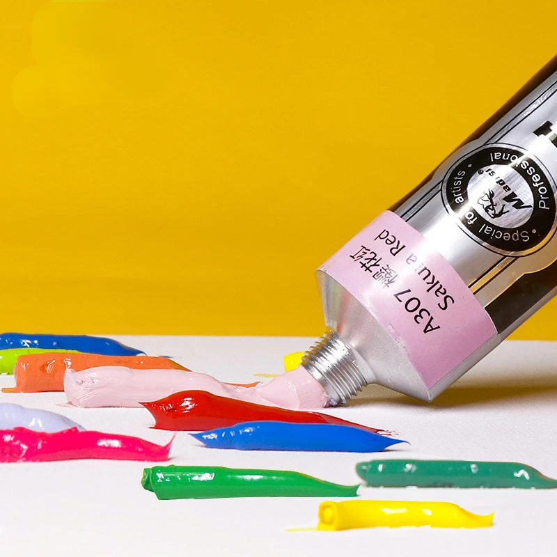 170ML Single Tube Oil Paint Multi-color Opaque High Coverage Professional Painting Sketch Quick-drying Pigment Art Supplies