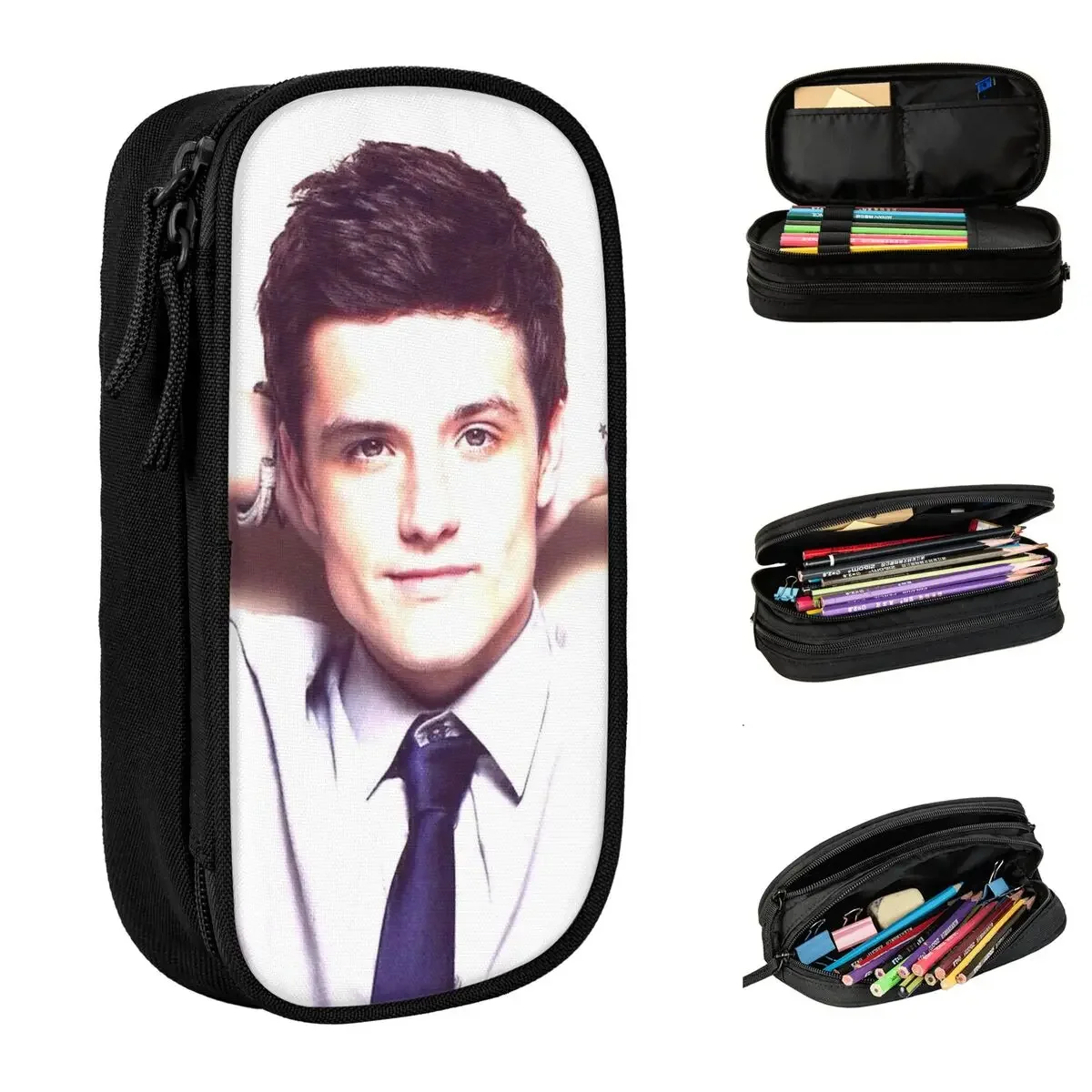 

Josh Hutcherson Whistle Meme Accessories Pencil Case Large-capacity School Accessories Pencil Case Stationery Suprise Gift